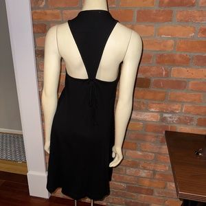 Anne Klein II Black Wool Evening Dress ~ Size Medium